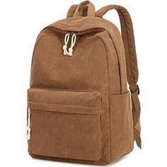 Great Backpack For School Has Enough Room For College Student Class Essentials. Perfect Size Large Corduroy Backpack: 17*12*6inch(H X L X W), Fits For 15.6 Inch Laptop And Big Folders. Capacity:24l. Suitable For Middle Schooler, High Schooler, College Students, And Workers. Multiple Pockets And Compartments.This Tan School Bag For Teen Girls Has A Roomy Main Pockets, Which Can Carry All Of Your Textbooks, Lunch, Binders Anything You May Need,Especially The Compartment For Large Laptop. The Front Corduroy Backpack, Backpack For School, Backpack For Teens, Vintage Backpacks, Bags For Teens, Lightweight Backpack, Coffee Colour, College Student, Selfie Stick