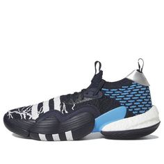 adidas Trae Young 2.0 'Ink Blue' ID2210 (SNKR/Light/Low Top/Non-Slip/Basketball/Wear-resistant) Trae Young, Ink Blue, Blue Ink, Stylish Sneakers, Low Top, Perfect Pair, Supernatural, Basketball, Adidas