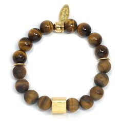 Eye Natural, Natural Stone Bracelets, Heishi Beads, Stretchy Bracelets, Mental Clarity, Stone Bracelet, The Mind, Tiger Eye, Good Luck