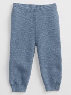 Baby Pull-On Pants Casual Footless Pants With Elastic Waistband, Cozy Stretch Bottoms With Ribbed Cuffs, Cozy Bottoms With Elastic Cuffs For Fall, Cozy Pants With Elastic Cuffs, Knitted Stretch Bottoms For Winter, Stretch Knitted Bottoms For Winter, Full-length Knit Bottoms For Winter, Full Length Knit Bottoms For Winter, Knitted Stretch Winter Bottoms