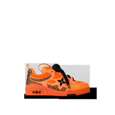 LOUIS VUITTON® - Lv Skate Sneaker - Orange Micro Bags, Slouchy Bag, Louis Vuitton Official Website, Leather Denim, Tiny Studs, Buckle Shoes, Louis Vuitton Official, Shoe Boot Sandals, Louis Vuitton Shoes