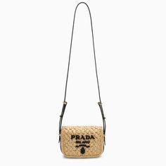 Shoulder Bag By Prada In Natural-Coloured Raffia And Black Leather Featuring An Adjustable Leather Shoulder Strap, A Front Flap With Logo Embroidery And An Internal Flat Pocket With A Logo Label. Width 15 Cm X Height 11 Cm X Depth 5,5 Cm Shoulder Strap Length 100 Cm Size Type: Int Material: Cotton Sku: 2f-1bd362oob2m2t/O_prada-F0i55_100 Welcome To The Official Luosophy Poshmark Closet! Luosophy Is A Luxury Brand Reselling Company Founded In San Diego, Ca From 2016. All Our Products Are Imported Balenciaga Backpack, Bottega Veneta Shoulder Bag, Logo Label, Logo Embroidery, A Logo, Prada Bag, Luxury Items, Embroidery Logo, Shoulder Bag Women