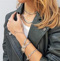 "Flat shiny stainless steel snake chain choker, silver herringbone chunky necklace, dark silver chain choker, simple choker, fashion collar Welcome to my shop! ✈️ DHL EXPRESS SHIPPING AVAILABLE, 1-3 BUSINESS DAYS DELIVERY! ✔️ PLEASE MAKE SURE TO SELECT IT, RIGHT BEFORE YOUR PURCHASE! ❗️ ❗️ DON'T FORGET TO ADD YOUR CELL # AT THE \"NOTE TO SELLER\" SECTION IF YOU CHOOSE DHL! BY FILLING YOUR CELL NUMBER YOU EARN THE BENEFIT TO CHOOSE BETWEEN 6 DIFFERENT DELIVERY OPTIONS! INSTRUCTIONS WILL BE SENT T Edgy Silver Jewelry For Everyday, Trendy Metal Snake Chain Necklace, Trendy Herringbone Necklace For Everyday, Trendy Silver Snake Chain Choker, Silver Snake Chain Choker Necklace For Gift, Trendy Stainless Steel Snake Chain Jewelry, Trendy Silver Herringbone Snake Chain Necklace, Silver Herringbone Necklace With Snake Chain, Silver Herringbone Snake Chain Necklace