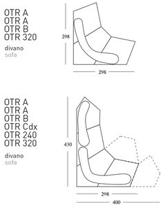 an image of a chair with measurements for the seat and footrests on it