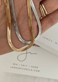 Snake Chain – James Michelle Gold-plated Alloy Necklace, Dainty Silver-plated Jewelry, Dainty Gold Alloy Bracelet, Gold Alloy Chain Link Necklace, Gold-tone Alloy Chain Jewelry, Gold Chain Link Necklace In Alloy, Trendy Round Brass Jewelry, Trendy 14k Gold-tone Jewelry, Elegant Gold Alloy Chain Necklace