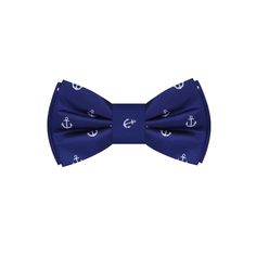 Blue Types Of Bows, Anchor Pattern, Tie Bow Tie, Tie Pattern, Silk Bow Ties, Red Blue White, Silk Bow, The Anchor, Tie Bow