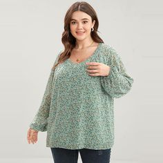 BloomChic Plus size clothing for women. You'll actually want to wear. Shop women's clothing sizes 10-30. With new styles added daily, you'll always find something to love. Free shipping on order $69. Free return for first order. Just shop now. Season:Winter Fall Ditsy Floral Print V-neck Top, Fall Ditsy Floral Print V-neck Blouse, Ditsy Floral Print V-neck Blouse For Fall, Fall V-neck Top With Ditsy Floral Print, V-neck Ditsy Floral Print Blouse For Fall, Fall V-neck Blouse With Ditsy Floral Print, Floral Lantern, Womens Trendy Tops, Plus Size Clothing For Women