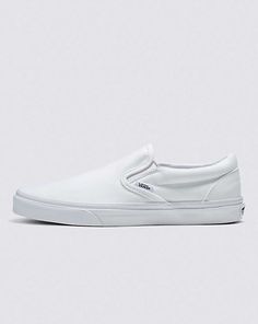 White Vans For Women, White Slip On Wedding Shoes, Platform White Slip On Vans, Cream Vans Slip On, Stylish Vans, All White Vans, White Slip On Vans, White Slip On Shoes, Xmas Wishlist