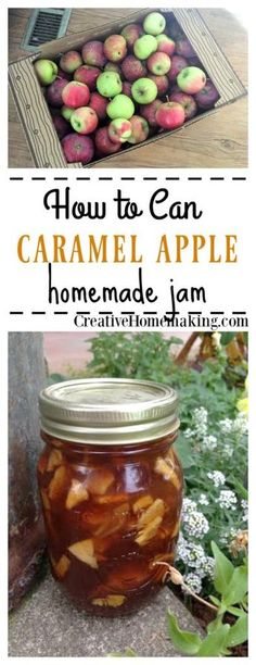 how to can caramel apple homemade jam