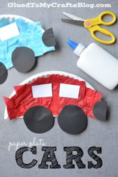 Paper Plate Car, Preschool Transportation Crafts, Preschool Transportation, Transportation Activities, Paper Plate Craft, Craft For Toddlers, Transportation Crafts, Transportation Preschool, Preschool Craft