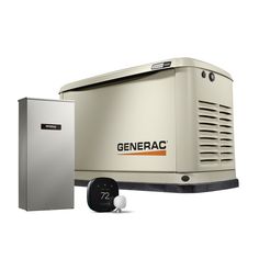 Take control of your home’s energy with the Generac Guardian 24kW Air-Cooled Home Standby Generator + ecobee Smart Thermostat Premium bundle. This Generac 24kW Home Standby Generator can provide whole-home backup power in the event of a power outage. Powered by the Generac G-Force engine, this generator efficiently runs on natural gas or liquid propane and starts automatically within seconds of a power outage, enabled by the included 200 Amp Automatic Transfer Switch. The included ecobee Smart Thermostat Premium can fully connect with Generac Home Standby Generators supported by the Mobile Link app. This integration creates an energy management hub allowing you to see your generator’s status on your smart thermostat from the comfort of your home. Get alerted when your generator requires at Backup Generator, Smart Thermostat, Transfer Switch, G Force, True Homes, Energy Management, Smart Thermostats, Power Outage, Camping Survival