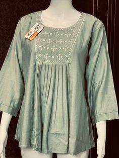 Short Kurtis Material: cotton silk Size 44/US LARGE Short Kurtis, Lake Zurich, Silk Shorts, Zurich, Cotton Silk, Womens Clothing Tops, Blouses For Women, Art Collection, Bathing Beauties