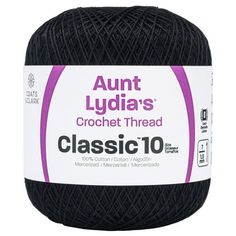 an image of a ball of yarn with the words classic 10 on it in black