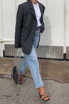 Casual Chique, Blazer Outfit, Outfit Look, Indie Outfits, Fashion Weeks, Mode Inspo, Blazer Outfits