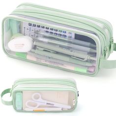 PRICES MAY VARY. 【Clear Pencil Pouch】 Our grid pencil case is made of high-grade fine transparent mesh, you can see and easily identify its contents. 【Large Storage with 2 compartments】Dimension: 8.86” x 2.95” x 3.74” (22.5x7.5x9.5cm). The main compartment can fit up to 50-80 pens/pencils, and the side pocket can store calculator, glue & pencil sets, stationery, or other small items. 【Durable Material】The Unique design with high quality mesh, more comfortable and durable. The 2 zipper head close Cute Cheap Pencil Case For Daily Use, Cute Cheap Pencil Case For Travel, Cute Cheap Pencil Case With Zipper Pouch, Cheap Pencil Case With Multiple Compartments As Gift, Cheap Pencil Case For Back To School, Cheap Fun Pencil Case For Everyday Use, Cheap Trendy Pencil Case With Zipper, Cheap Casual Pencil Case For School, Cheap Pencil Case With Removable Pouch For Daily Use