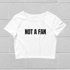 Not A Fan Crop Top Streetwear Fashion Y2k Punk Grunge Top - Etsy Streetwear Fashion Y2k, Hip Hop Girl Style, Y2k Punk, Grunge Streetwear, Punk Grunge, Fashion Y2k, Streetwear Mode, Baby Tees Y2k, Y2k Baby Tee