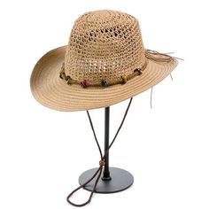 This raffia and straw made hat for classy men and women is ideal for summer wear. The panama fedora has UV protection to keep you safe from the sun rays. It's casually designed with a solid pattern and a curl brim to give the cowboy style headgear an appealing look.

Specifications
Brand Name: GeraldBlack
Material: Straw
Material: Raffia
Department Name: Adult
Gender: Men & Women
Style: Casual
Pattern Type: Solid
Item Type: Sun Hats
Model Number: B-8047
Marketing time: summer
Style: Straw hat
Cr Summer Outdoor Straw Hat, Summer Travel Straw Boater Hat, Summer Straw Hat With Curved Brim For Outdoor, Summer Short Brim Panama Hat For Outdoor, Summer Outdoor Straw Hat With Curved Brim, Casual Straw Panama Hat For Outdoor, Summer Outdoor Panama Hat With Short Brim, Brown Summer Hat With Uv Protection, Summer Brown Hats With Uv Protection