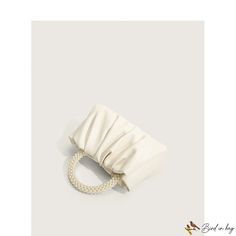 Bird in Bag - Senior sense of cloud package new pearl handbag pleated shoulder bag crossbody mini small package Pearl Handbag, Mini Storage, Street Trends, Phone Pouch, Mini Crossbody, Bird In Bag, Olivia Mark, Color Trends, Evening Bags