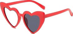 Valentine's Day Red Casual Sunglasses, Casual Red Sunglasses For Valentine's Day, Trendy Red Sunglasses As Gift, Trendy Heart-shaped Sunglasses With Heart Print, Cute Heart Shaped Sunglasses For Beach, Cute Red Sunglasses For Summer, Cute Heart-shaped Beach Sunglasses, Cute Heart Print Sunglasses For Valentine's Day, Trendy Red Sunglasses For Valentine's Day