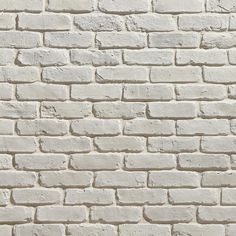 a white brick wall with no mortars