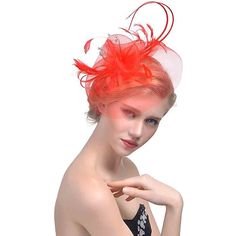 Category:Headpiece,Fascinators,Hats,Headwear; Embellishment:Feather,Bows,Pure Color,Splicing,Tulle; Gender:Women's; Quantity:1 PC; Theme:Fashion,Head,Vintage Theme,Birthday,Wedding,Holiday,Classic Theme; Style:Vintage,Elegant; Hats Category:Fedora Hat,Top Hat,Veil Hat; Occasion:Horse Race,Cocktail; Material:Organza; Front page:WE; Shipping Weight:0.13; Listing Date:03/15/2024; Head Circumference: Hairstyles Accessories, Funky Party, Veiled Hats, Party Hair Accessories, Feather Wedding, Tea Party Hats, Cocktail Wedding, Feather Fascinators, Kentucky Derby Hat