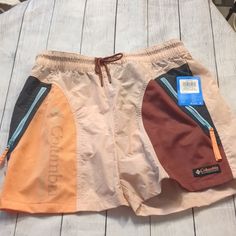 Columbia Riptide Retro Shorts Size Large No Longer Sold In Stores Waist 33 Inseam 5 Rise 12.5 Outdoor Bottoms With Pockets For Beach Season, Short Beach Season Bottoms For Outdoor, Summer Bottoms With Pockets For Outdoor Activities, Sporty Beach Season Bottoms With Pockets, Bottoms With Pockets For Beach Season Outdoor Activities, Sporty Bottoms With Pockets For Beach Season, Sporty Beach Bottoms With Pockets, Summer Beach Season Bottoms For Outdoor, Relaxed Beachwear Bottoms With Elastic Waistband