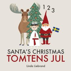 santa's christmas tomtens jul by linda lieborn