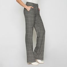 Nwt.Size 2. Lightweight Material. Joie High Rise Straight Leg. Wool Blend Glen Plaid Pants. Black And Cream Plaid. Relaxed Straight Leg Trousers. Wool,Polyester,Rayon,Polyamide,Spandex Blend. Gray Fitted Pants For Business Casual, Fitted Gray Pants For Business Casual, Gray Fitted Full-length Dress Pants, Gray Straight Leg Dress Pants For Fall, Gray Fitted Straight Leg Bottoms, Fitted Straight Leg Gray Bottoms, Gray High Waist Dress Pants For Fall, Tailored Full-length Gray Pants, Fitted Gray Pants For Office