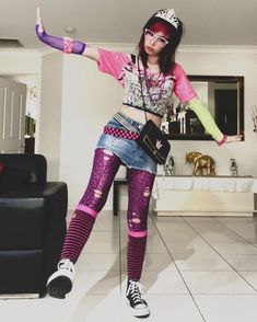 Rawr Xd Outfit, Kidcore Goth Outfits, Scene Style Outfits 2000, 2000s Scene Aesthetic Outfits, 2010 Scene Fashion, Purple Scene Outfits, 2000 Scene Fashion, Scene Clothes 2000s, Y2k Scene Outfits