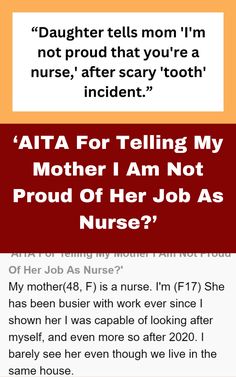 two different types of text on the same page, one with an image of a nurse and