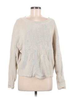 Zara Pullover Sweater Size: Medium Tops - used. 47% Viscose, 27% Polyester, 26% Nylon | Zara Pullover Sweater: Ivory Tops - Size Medium Cheap Zara Sweater For Women, Cheap Zara Women's Sweater, Ivory Tops, Pullover Sweater, Pullover Sweaters, Sweater Sizes, Bell Sleeve Top, Women Handbags, Long Sleeve Blouse