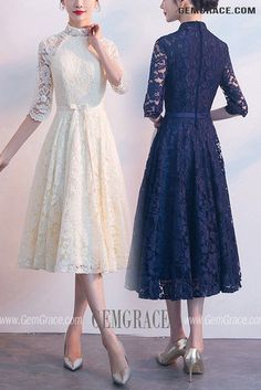 10% off now|Free shipping world-wide. Navy Blue Lace Elegant Wedding Guest Dress With Sleeves at GemGrace. Click to learn our pro custom-made service for wedding dress, formal dress. View #WeddingGuestDresses for more ideas. Blue Lace Dress With Lace Bodice, Blue Wedding Dress With Lace Patchwork, Blue Formal Lace Dress With Lace Bodice, Formal Bridesmaid Dress With Lace Bodice, Elegant Lace Bridesmaid Dress For Spring, Elegant Lace Patchwork Dress For Prom Season, Elegant Bridesmaid Dress With Lace Patchwork, Elegant Lace Patchwork Dress For Prom, Elegant Lace Evening Bridesmaid Dress