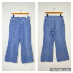 "nice looking. no damages or stains. good vintage condition,shows normal wear. MEASUREMENTS waist： 31\" rise： 11\" inseam： 30\" all measurements are taken with the garment flat on the ground. feel free to ask me any questions and I'll assist you with my pleasure. thx for viewing my shop." Vintage Cotton Flare Jeans For Fall, Vintage Style Cotton Flare Jeans For Fall, Casual Corduroy Flare Jeans, Fitted Full Length Corduroy Jeans, Retro Full-length Corduroy Pants, Retro Full Length Corduroy Pants, Fitted Wide Leg Corduroy Jeans, Vintage Straight Leg Corduroy Pants, Vintage Fitted Cotton Flare Jeans