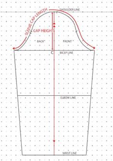 the back side of a sewing pattern with measurements and instructions for how to sew