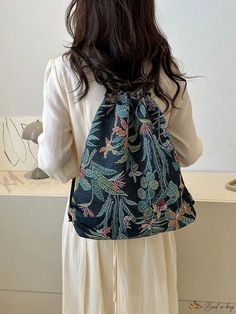 Bird in Bag - Vintage Inspired Travel Backpack With Adjustable Straps and Unique Design Blue Backpack For Vacation, Trendy Backpack For Vacation, Casual Vacation Backpack, Casual Multicolor Backpack For Vacation, Back To School Vacation Backpack, Casual Multicolor Summer Backpack, Canvas Backpack, Bag Vintage, Bird In Bag