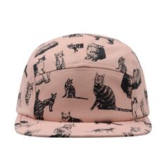 PRICES MAY VARY. Classic cotton 5 panel camper hat with unique embroidery or print Adjustable strapback for a custom fit Large (58cm, 7 1/4) High Quality; Trendy and Stylish; Perfect for Outdoor Activities. Dope Hats, Embroidery Print, 5 Panel Hat, Boy Fits, Panel Hat, Unique Cats, Pink Hat, Black Cap, Black Khakis