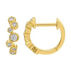 14K Gold Bezel Diamond Huggie Earrings -14K Solid Gold  -F-G Color, VS2 Diamonds -Available in 14k Yellow Gold -1.63 grams - gold -0.18 ctw -Width: 11mm -Sold as a pair -Each item comes beautifully in our signature bow jewelry box -Made with love in NYC♡ Please contact us with any questions 💎 Looking for an engagement ring? 💍 Check out our NEW Etsy Shop https://www.etsy.com/shop/NolitaBridal Gold Diamond Hoop Earrings With Bezel Setting, Fine Jewelry Hoop Earrings With Bezel Setting For Anniversary, Anniversary Hoop Earrings With Bezel Setting, Anniversary Gold Huggie Earrings With Bezel Setting, Gold Huggie Earrings With Bezel Setting, Gold Round Hoop Earrings With Bezel Setting, Yellow Gold Hoop Earrings With Bezel Setting For Anniversary, Anniversary Bezel-set Huggie Hoop Earrings, Bezel Set Hoop Huggie Earrings As Gift