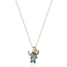 Embrace the mischievous charm of Disney's Stitch with these Flash Yellow Gold Plated Enamel & Blue Crystal Standing earrings. Crafted with precision, these earrings feature Stitch in a standing pose, adorned with vibrant blue crystals. Disney Multicolor Jewelry Gift, Standing Pose, Standing Poses, Disney Stitch, Stitch Disney, Vibrant Blue, Blue Crystals, Color Pop, Flash