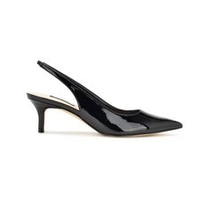 Stay fashionable in the Nataly sling back dress pumps. Paired with a pointy toe, this pump will elevate any outfit. Founded in 1978, Nine West empowers women to take on the world in style, from day to night..Heel height- 1.97', kitten heel.Shoe width- medium.Slip-on closure.Suede or faux patent leather- polyurethane upper, manmade lining, manmade sole.Pointy toe.Suede, Faux Patent Leather- Polyurethane.Spot Clean.Imported Night-out Slingback Pumps With 4-inch Heel And Pointed Toe, Fitted Slingback Pumps With 4-inch Heel And Pointed Toe, Leather Slingback Pumps With 4-inch Heel And Pointed Toe, 4-inch Heel Patent Leather Slingback Heels, Black Pointed Toe Heels With 4-inch Heel, Sling Back, Nine West Shoes, Womens Shoes High Heels, Pump Dress