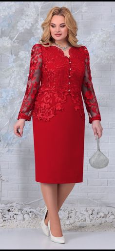 Lace Dress Classy, Grey Evening Dresses, Women Blouses Fashion, Elegant Party Dresses, Woman Suit Fashion, Classy Dress Outfits, Red Lace Dress, Bride Clothes, Latest African Fashion Dresses