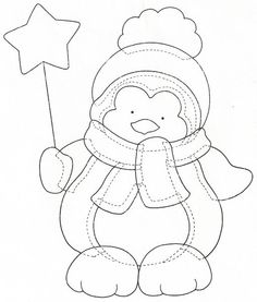 a drawing of a teddy bear holding an umbrella and wearing a hat with a scarf around its neck