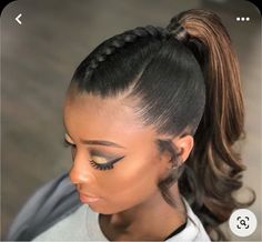 Prom Ponytail Hairstyles, Black Haircut Styles, Cute Ponytail Hairstyles, High Ponytail Hairstyles, Ponytail Hairstyles Easy, Cute Ponytails, Black Ponytail Hairstyles, American Hairstyles, Hairstyle Tutorials