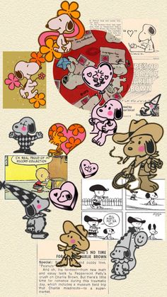 a bunch of stickers that are on the side of a paper sheet with some cartoon characters