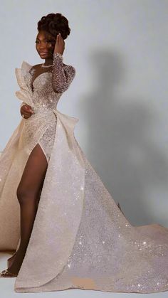 Rhinestone & Lace Luxury Wedding Gown Maxi Dress – Prima Dons & Donnas Luxurious Mermaid Wedding Dress, Fall Wedding Dress Ideas Brides, Wedding Dress With Sleeves Black Women, How Many Dresses Do I Need, Champagne Wedding Dress Black Woman, Wedding Dresses Romantic Elegant Bridal Gowns, Gold Wedding Dress Black Women, Wedding Dress With Gems, Wedding Outfit Black Women