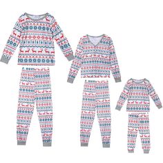 This matching family pajama set features classic Christmas printed in long-sleeved tops and pants, make these Pj's perfect for Christmas festivities. Matching PJs made from a soft and long-lasting material. It's excellent elasticity for perfect fit, skin friendly, breathable, comfortable and soft wearing.Perfect comfy pajamas for Christmas morning pictures, lounging on movie night, gift-giving traditions, and breakfast with Santa. Great for Gifting and Family Holiday Photos! And your relative or Pajamas For Christmas, Christmas Morning Pictures, Christmas Sleepwear, Breakfast With Santa, Comfy Pajamas, Christmas Festivities, Family Pajama Sets, Matching Pjs, Family Holiday Photos