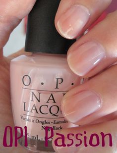 Natural Manicure Short, Sheer Manicure, Natural Manicure Ideas, Opi Passion, Wedding Nail Polish, Sheer Nails, Natural Manicure, Opi Nail Colors, Pink Nail Polish