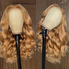 Hair Material: 100% Remy Human Hair Wigs Hair Color: #27 Color (Different light, may have a little chromatic aberration) Length: 10Inches-34Inches, Healthy and Thick Hair Ends Base Material: Swiss Lace Lace Wig Type: HD Transparent 13x4 Lace Front Wig Density: 150% -180%(If need higher density, please contact the customer service) Cap Size: 22-22.5 inches. Adjustable Natural Hairline: Bleached Knot Well Together With Smart Baby Hair The Wig Has Been Pre-Plucked Well, Natural Hairline Easy to Res 27 Honey Blonde, Hair Color Images, Lace Texture, Olive Oil Hair, Long Human Hair Wigs, Good Shampoo And Conditioner, Monofilament Wigs, Remy Human Hair Wigs, Honey Blonde Hair