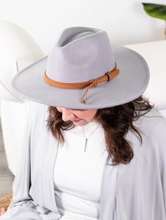 The I've Got You Babe Hat is wide brim fedora style hat that is a woven felt material with a faux leather band. Simply sophisticated! Item cannot be personalized. The brim is 3.5"wide. Fedora Style, Wide Brim Fedora, Felt Material, Wide Brimmed, Leather Band, Hat Fashion, Fedora, Faux Leather, Felt