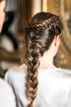 Braid Jewelry, Princess Hairstyles, Great Hairstyles, Plaits, French Braid, Hair Dos, Hair Day, Hair Jewelry, Wedding Outfit