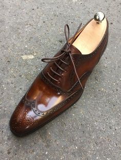 Gents Shoes, Brown Oxford Shoes, Wingtip Oxford Shoes, Gentleman Shoes, Cheap Mens Fashion, Bespoke Shoes, Brown Oxfords, Best Shoes For Men, Elegant Shoes